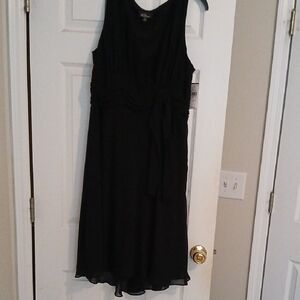 A. Byer Black Midi Dress